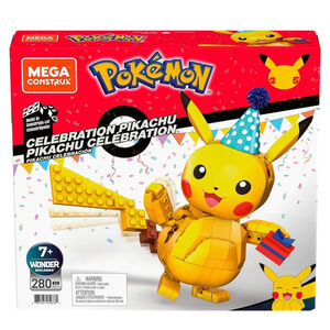 Mega Construx Pokemon Celebration Pikachu New 25th Anniversary•280 pcs